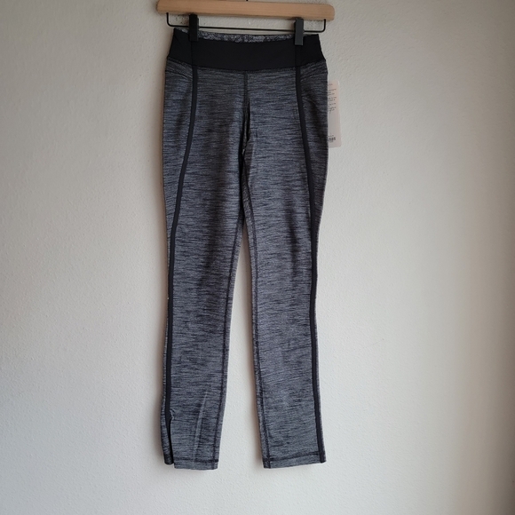 Lululemon Forme Pant in Rose Herringbone Black size 2 NWT - Picture 6 of 10